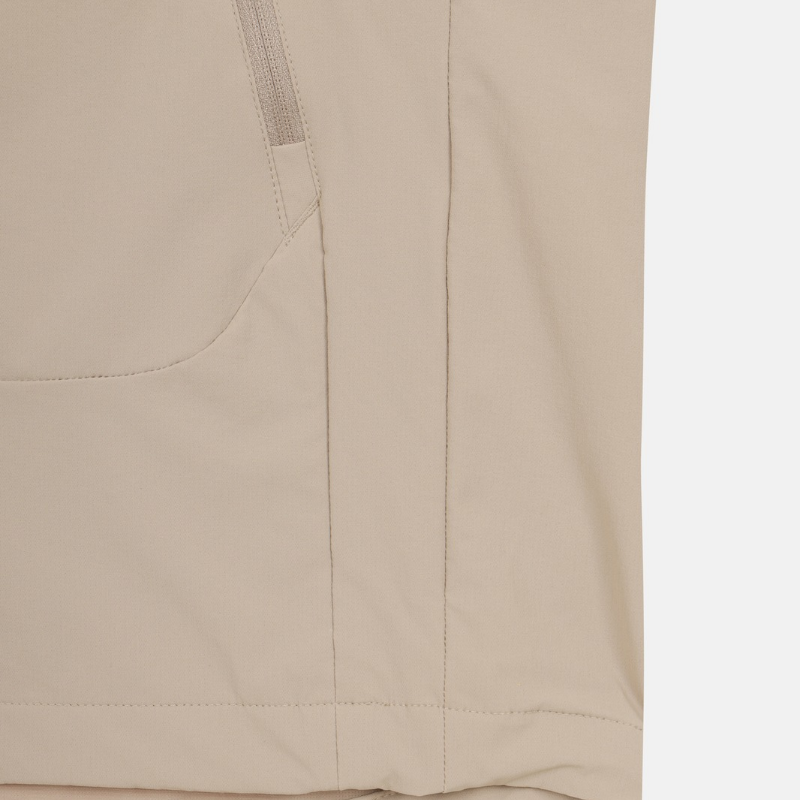 Kolon Sport Men's Softshell Hooded Jacket in L/Beige — men's softshell jacket for breathable hiking