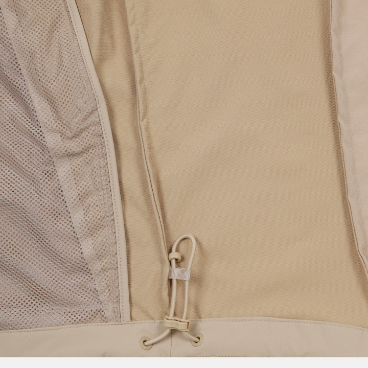 Kolon Sport Men's Softshell Hooded Jacket in L/Beige — men's softshell jacket for breathable hiking