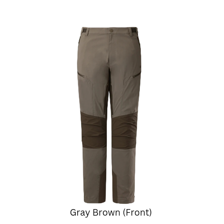 Kolon Sport Men's Wigo Light Regular Fit Pants in Gray Brown — men's pants for lightweight hiking