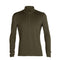 icebreaker Merino Base Layer Men's 260 Tech Top Long Sleeve Half Zip - Gritstone Heather Loden