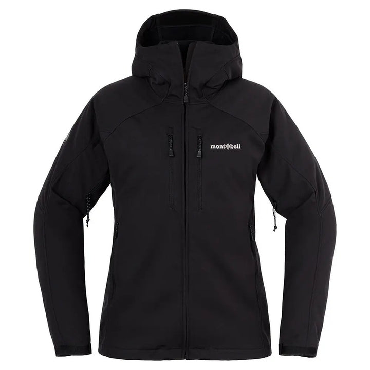 Montbell Shell Jacket Women's CLIMABARRIER Hooded Jacket - Windproof Water resistant