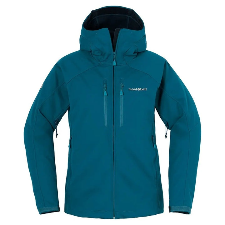 Montbell Shell Jacket Women's CLIMABARRIER Hooded Jacket - Windproof Water resistant