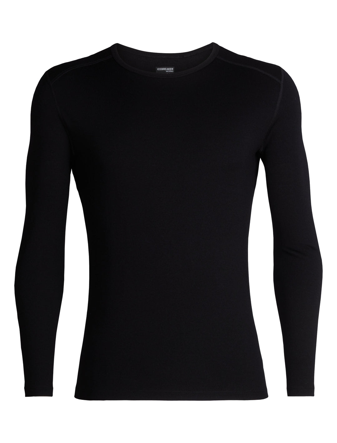 icebreaker Merino Base Layer Men's 260 Tech Top Long Sleeve Crewe - Black, Port, Loden