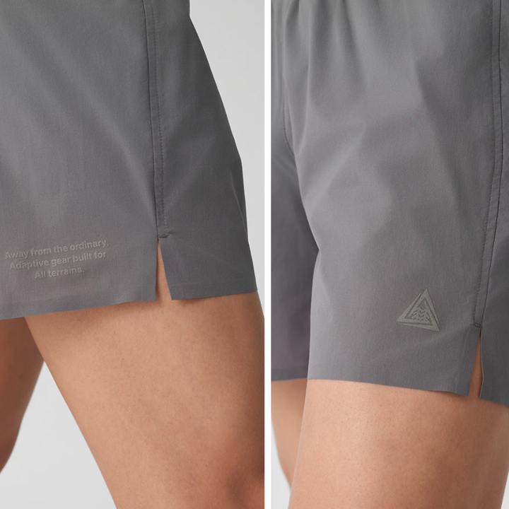 Kolon Sport Trail Running Men's Storage Shorts in Gray — men's trail running for trail running