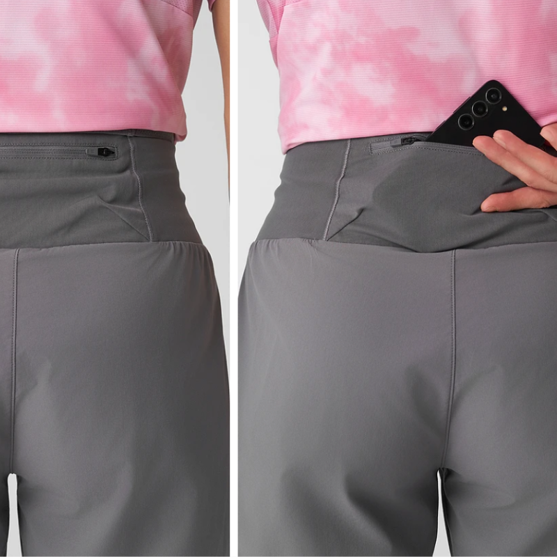 Kolon Sport Trail Running Men's Storage Shorts in Gray — men's trail running for trail running