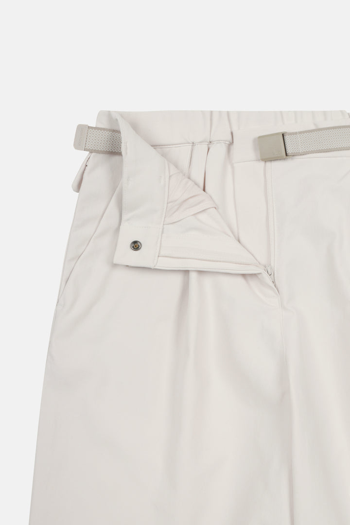 Kolon Sport Women's Loose Fit One Tuck Belted Pants — TVPNS26432CRE_LZ5