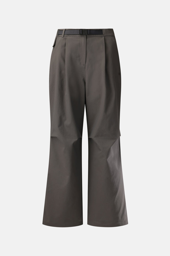 Kolon Sport Women's Loose Fit One Tuck Belted Pants — TVPNS26432GBR_LZ1