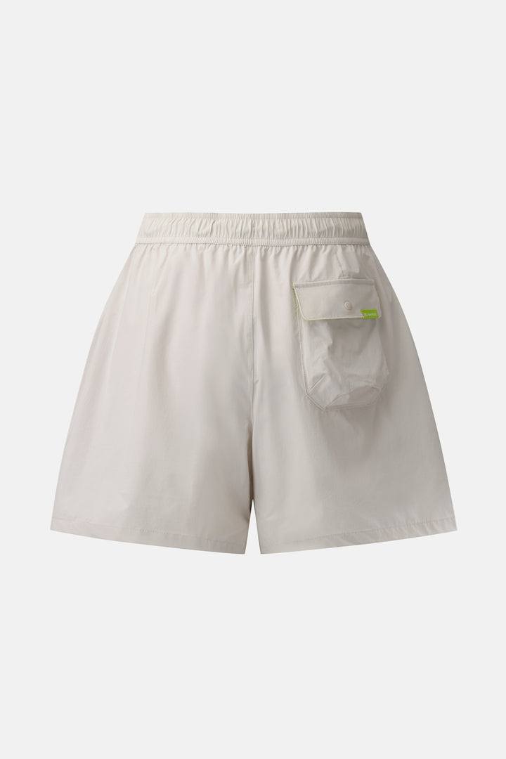 Kolon Sport Women’S Daypack Wide Fit Shorts in L/Beige — front view