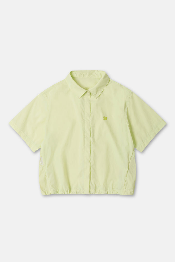 Kolon Sport Women’S Daypack Cropped Short Sleeve Shirt in L/Apple — view 10