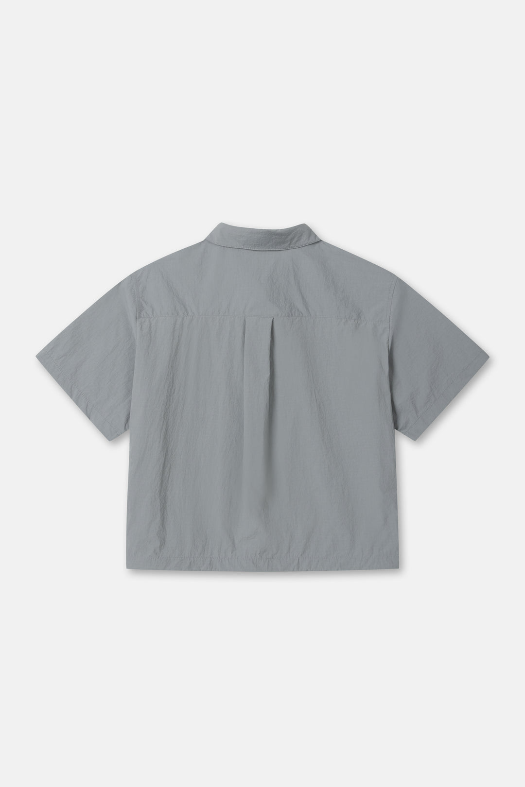 Kolon Sport Women’S Daypack Cropped Short Sleeve Shirt in L/Ocean — front view