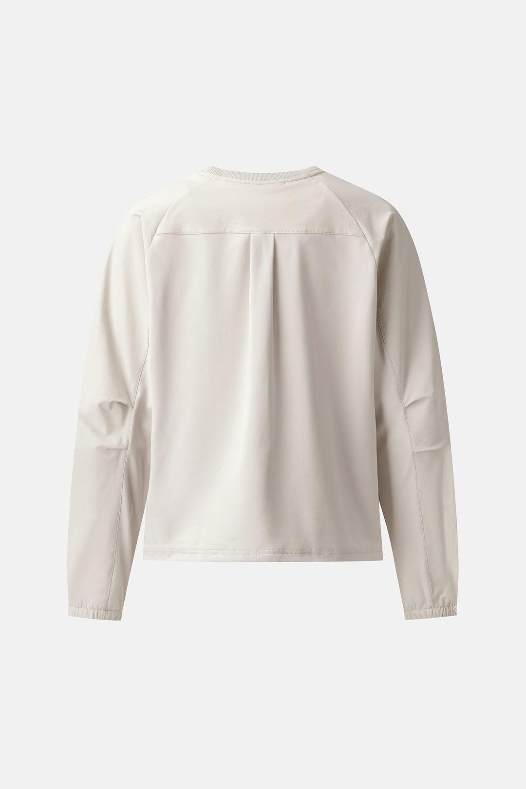 Kolon Sport Women's Hybrid Sweatshirt in L/Beige — back view