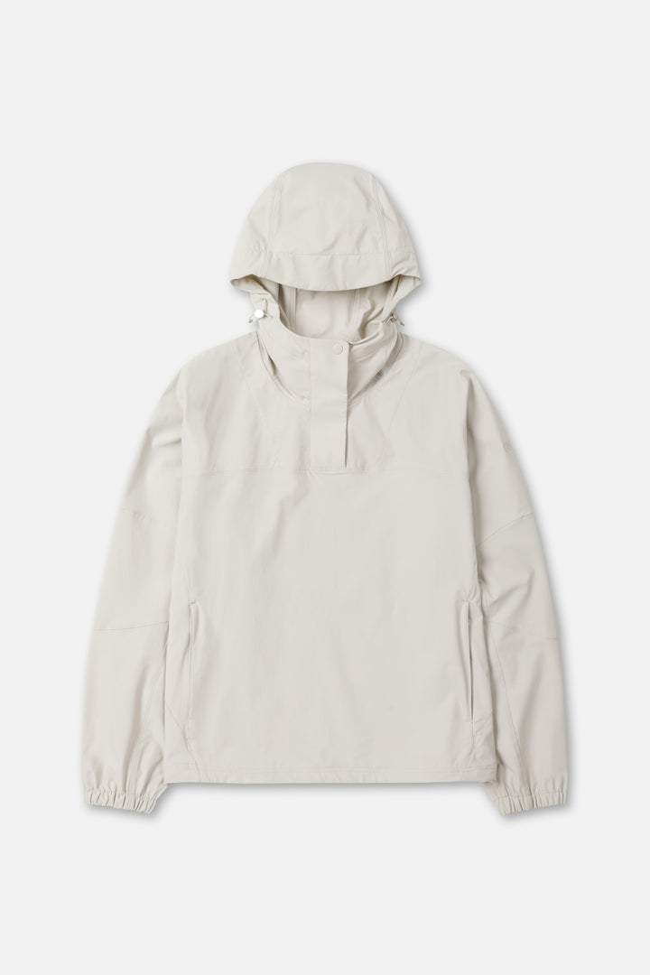 Kolon Sport Women's Woven Long Sleeve Anorak — TVTBS26412GRI_LZ1
