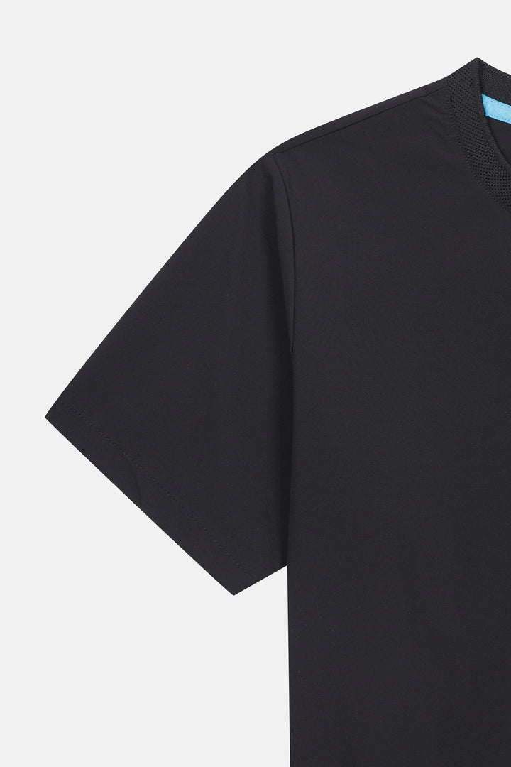 Kolon Sport Daypack Loose Fit Short Sleeve T-Shirt in Black — detail