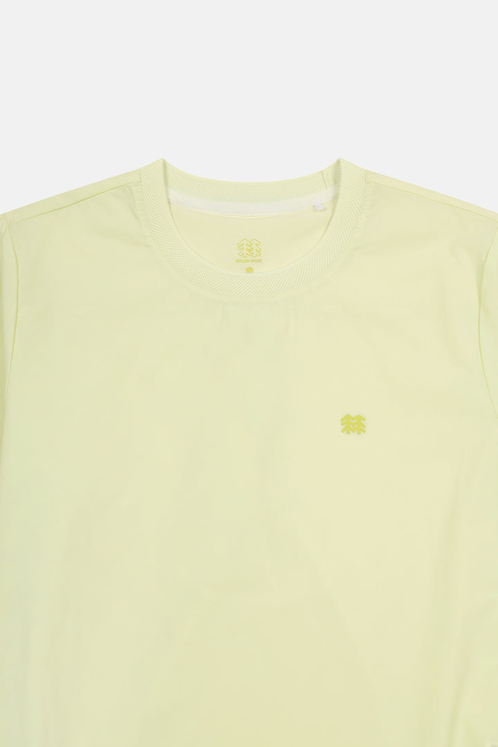 Kolon Sport Daypack Loose Fit Short Sleeve T-Shirt in L/Apple — back view