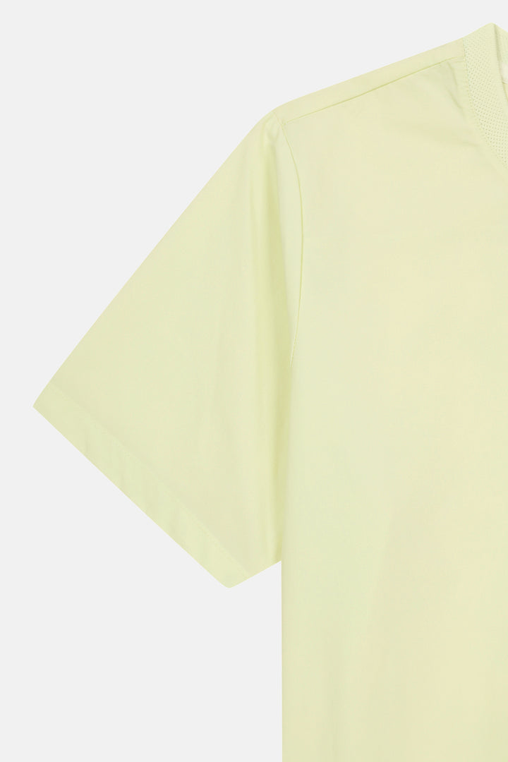 Kolon Sport Daypack Loose Fit Short Sleeve T-Shirt in L/Apple — detail