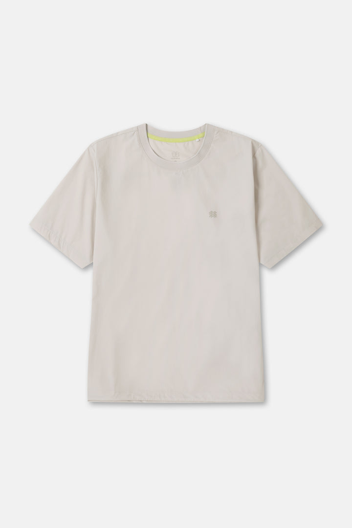 Kolon Sport Daypack Loose Fit Short Sleeve T-Shirt in L/Beige — hero shot