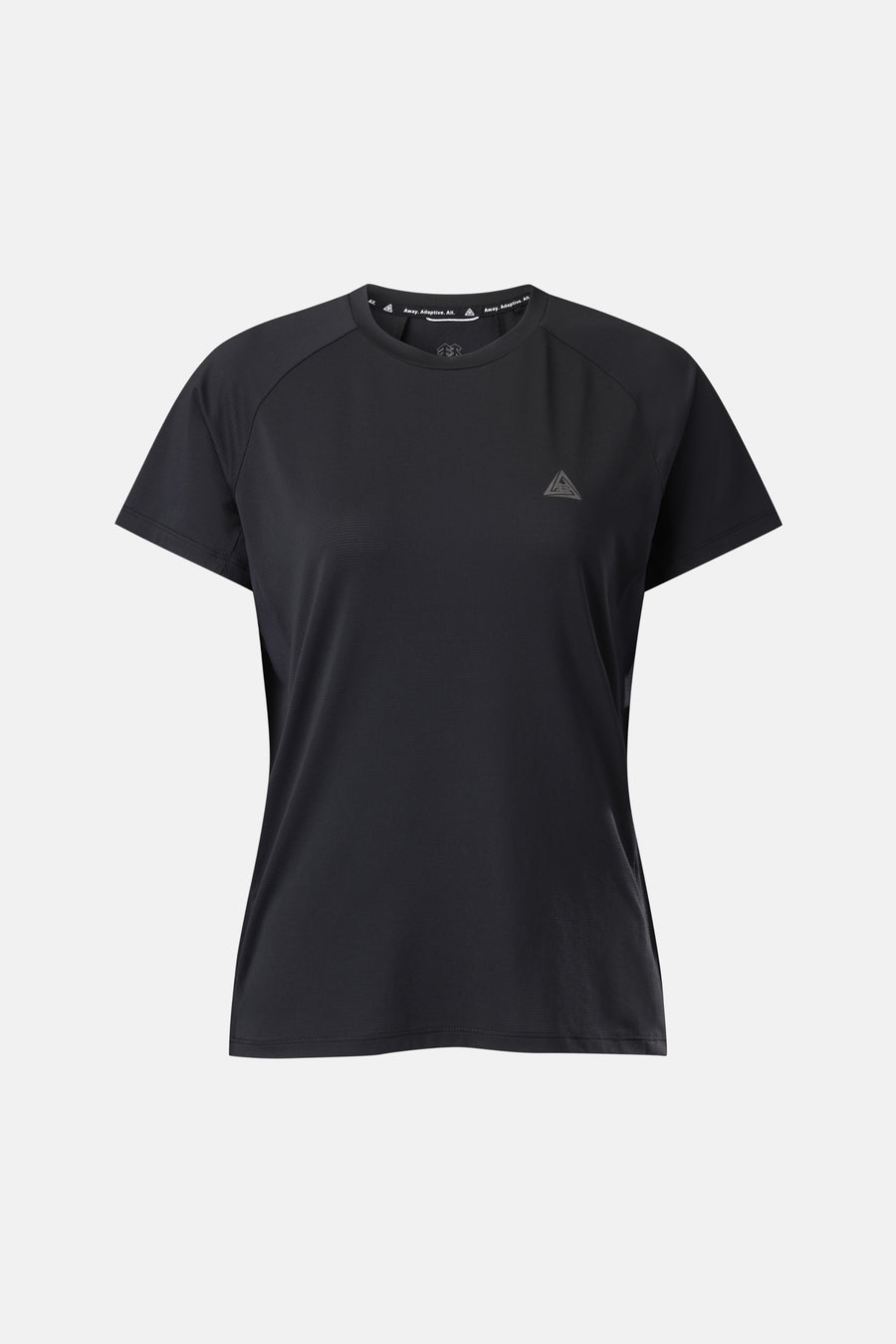Kolon Sport Trail Running Women's SuperDry Short Sleeve T-Shirt - Black — TVTCX26736BLK_LZ1