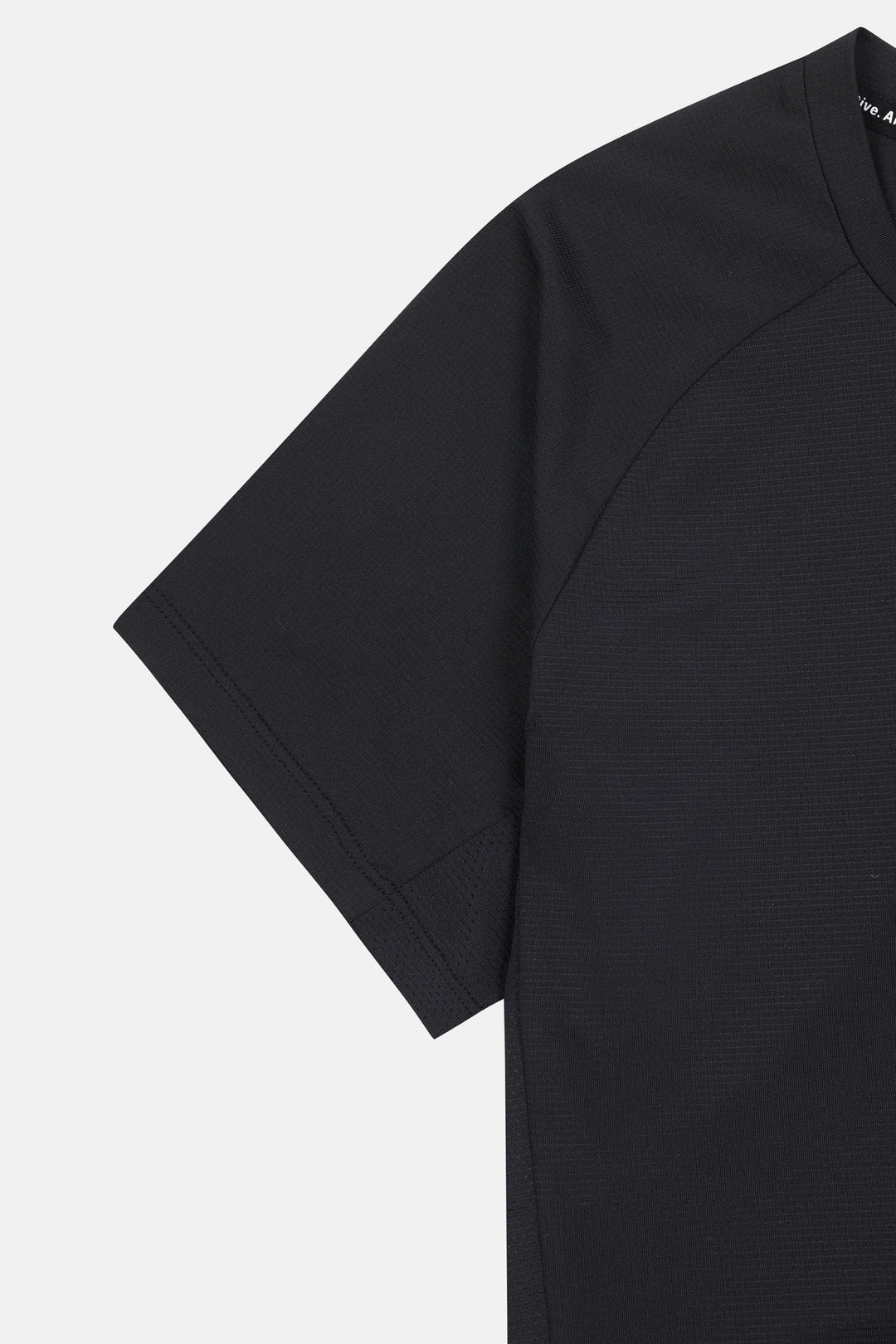 Kolon Sport Trail Running Women's SuperDry Short Sleeve T-Shirt - Black — TVTCX26736BLK_LZ4