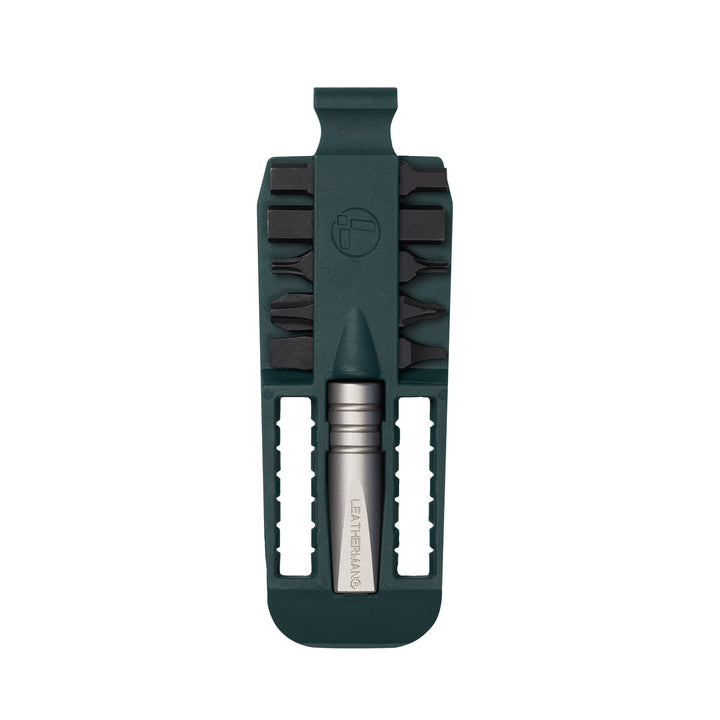 Leatherman Bit Kit Set 3 in Green with silver driver — Singapore | X-Boundaries