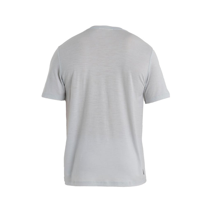 icebreaker Merino T-Shirt Men's 150 Tech Lite II Short Sleeve Crewe T-Shirt Peak Grid - Ether