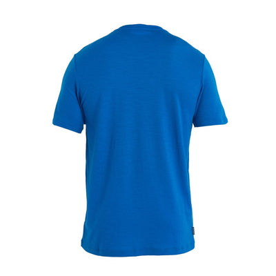 icebreaker Merino T- Shirt Men's 150 Tech Lite II Short Sleeve Crewe T-Shirt Tech Head - Lazurite