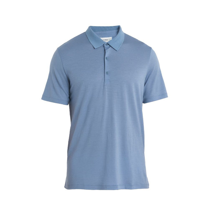 icebreaker Merino T-Shirt Men's 150 Tech Lite Short Sleeve Polo - Kyanite
