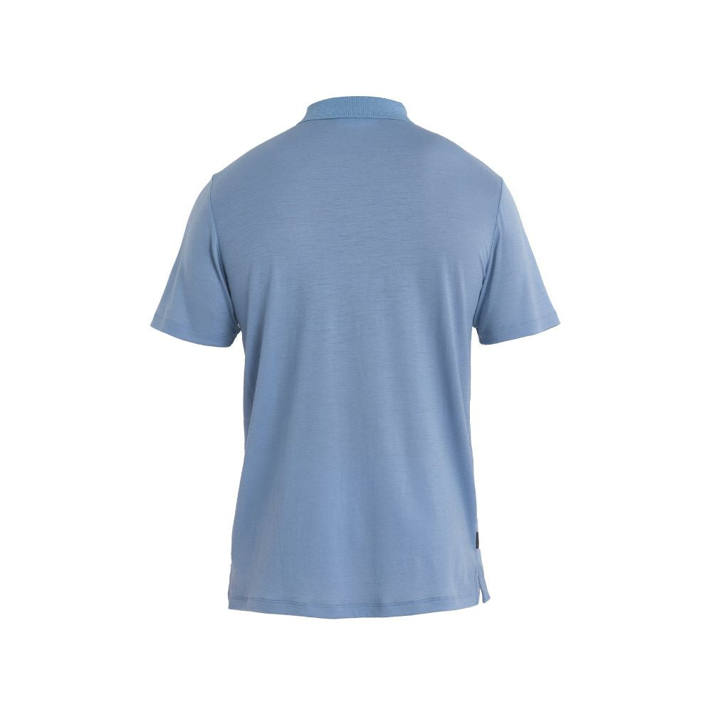 icebreaker Merino T-Shirt Men's 150 Tech Lite Short Sleeve Polo - Kyanite