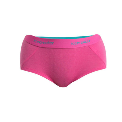 icebreaker Merino Undergarment Women's Sprite Hot Pants - Tempo, Flux Green