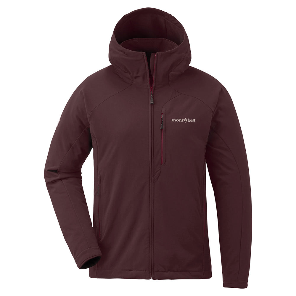 Montbell Soft Shell Women's CLIMAPRO 200 Hooded - Wind resistance Water repellent — main product image