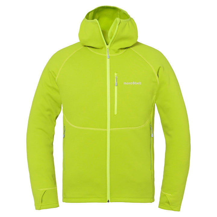 Montbell Jacket Men's Trail Action Hooded Jacket - CLIMAPLUS Black Green