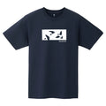 Montbell Unisex Pear Skin Cotton T Asian House Martin - Navy