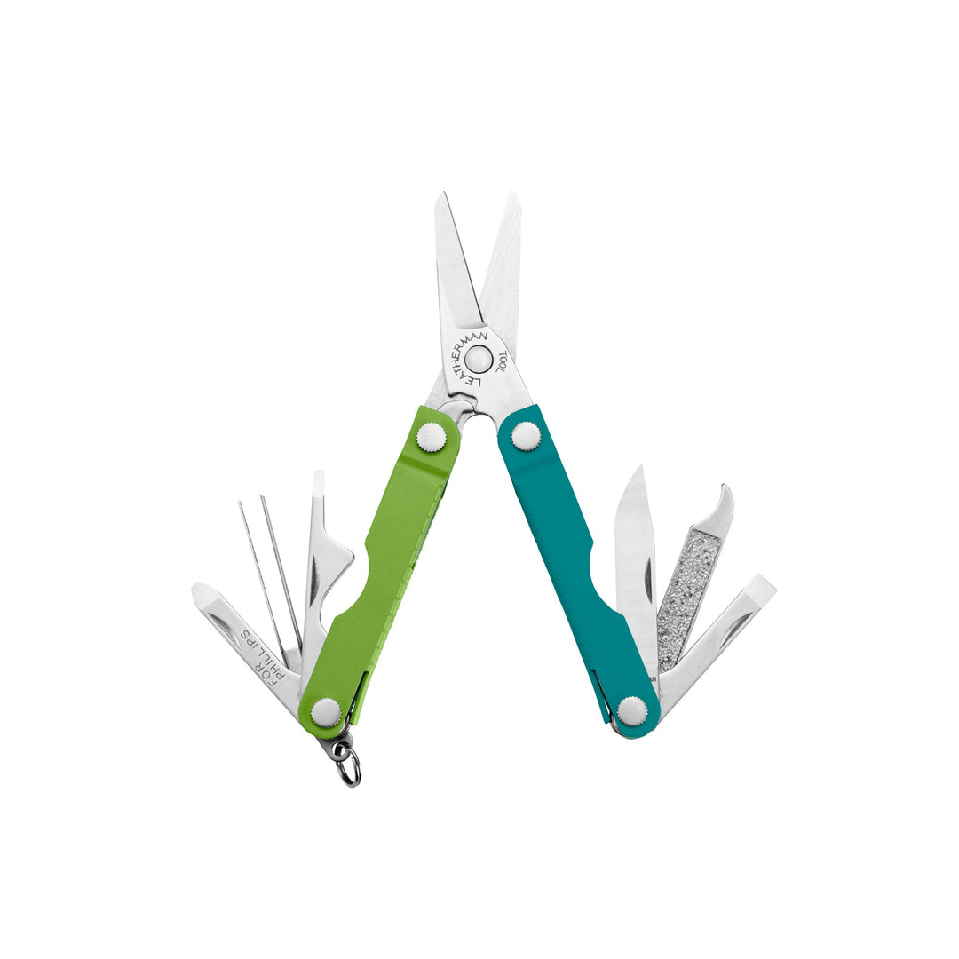 Leatherman Micra keychain multi-tool in Teal Twist — Singapore | X-Boundaries