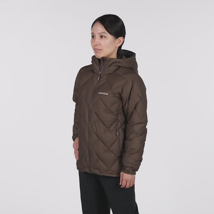 Montbell Women's Permafrost Light Down Parka product video