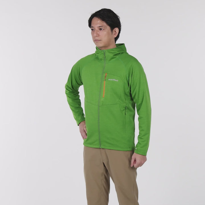 Montbell Men's Climagrid Hooded Jacket product video