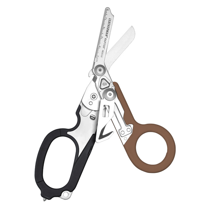 Leatherman Raptor Rescue shears in Coyote and Black — Singapore | X-Boundaries