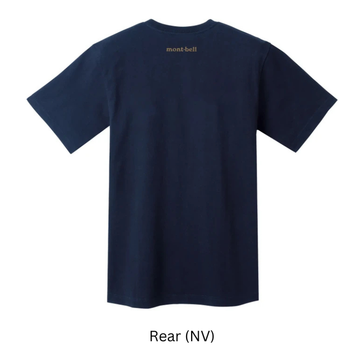 Montbell T-Shirt Women's Pear Skin Cotton T Wood - Navy