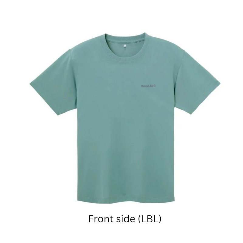 Montbell T-Shirt Unisex Wickron T Bouldering - Everyday Hiking Trekking Firstlayer