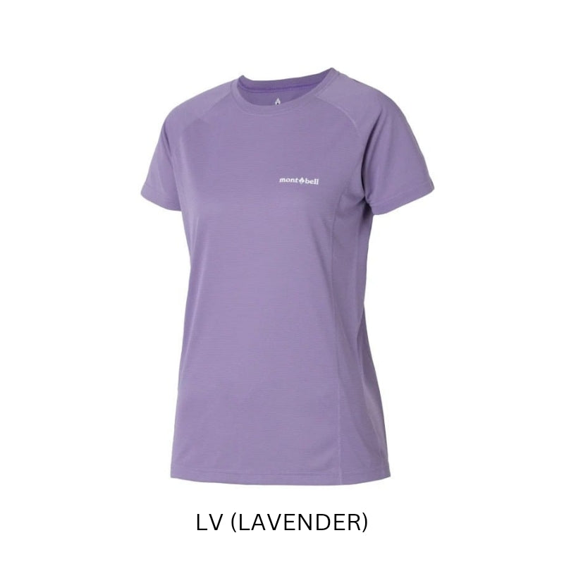 Montbell Women's Cool T - Outdoor Hiking Trekking Firstlayer