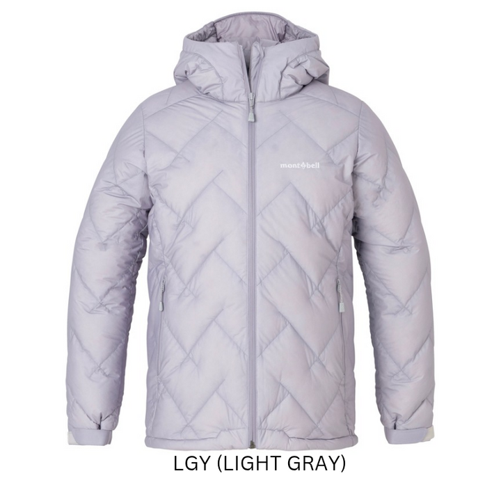 Montbell Down Jacket Women's Permafrost Light Down Parka With Hood - Super DRY-TEC