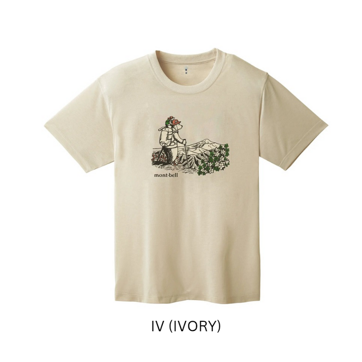 Montbell T-Shirt Unisex Wickron T Hiking Bear