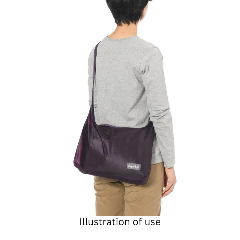 Montbell Ultra Light Mono Shoulder Bag L 4L - Travel Foldable