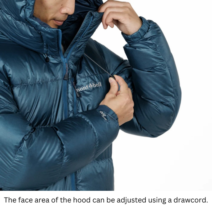 Montbell Down Jacket Men's Alpine Down Parka With Hood - 800 Fill