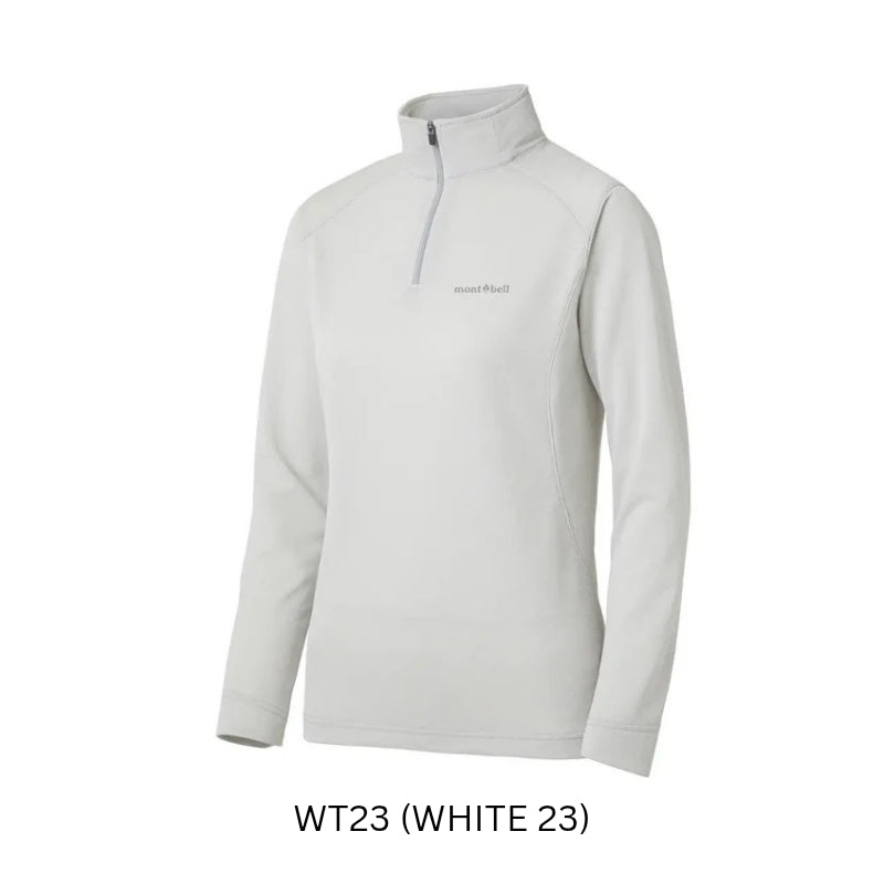 Montbell T-Shirt Women's Wickron ZEO Long Sleeve Zip Shirt
