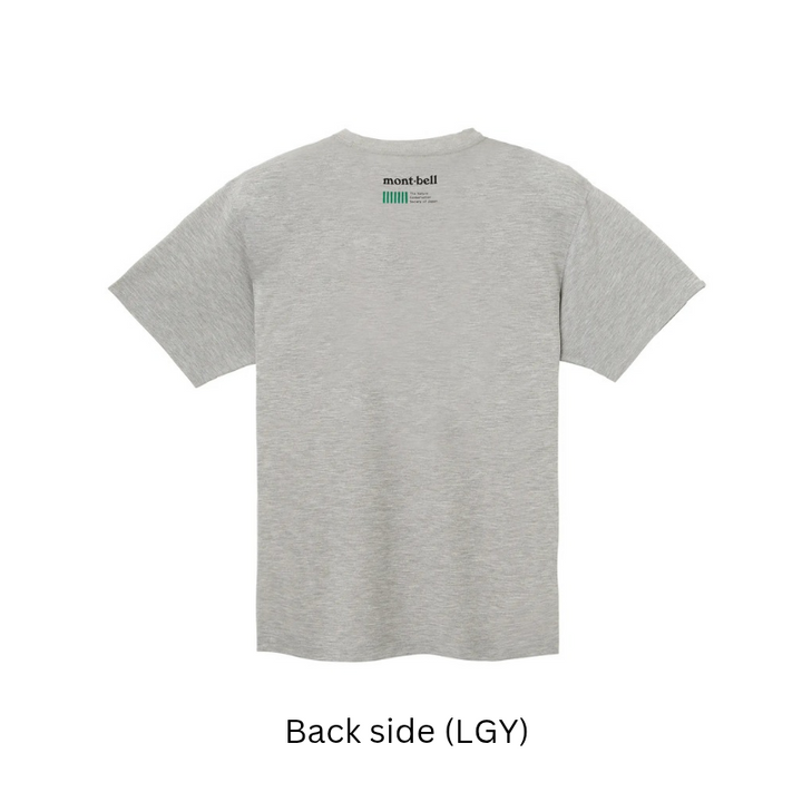 Montbell T-Shirt Unisex Wickron T NACS-J #3 - Everyday Hiking Trekking Firstlayer