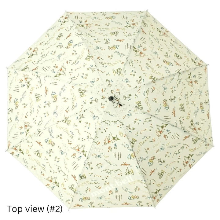 Montbell Print Trekking Umbrella 55 (153g, 55cm Opened)