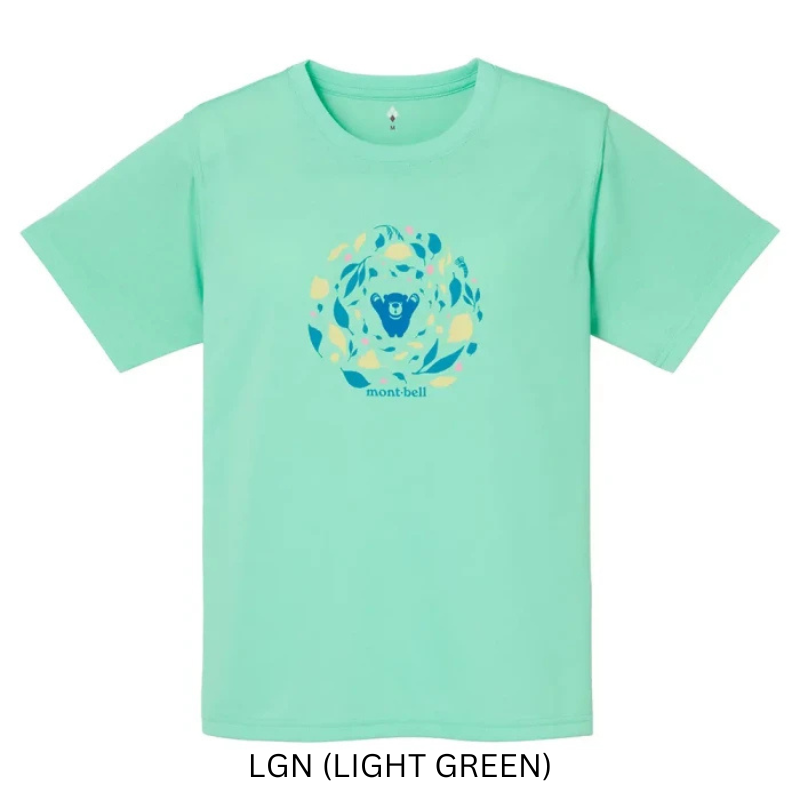 Montbell T-Shirt Women's Wickron T Leaf Dance