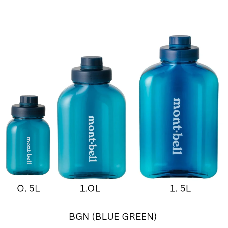 Montbell Square Bottle 0.5L, 1.0L, 1.5L