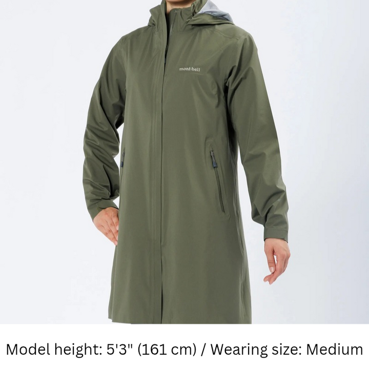Montbell Rainwear Women's Rambler Rain Coat - 3-layer DRY-TEC