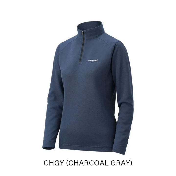 Montbell T-Shirt Women's Wickron ZEO Long Sleeve Zip Shirt