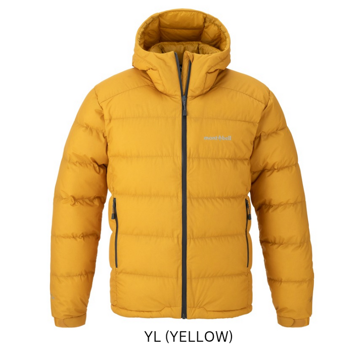 Montbell Down Jacket Men's Permafrost Light Down Parka With Hood - Super DRY-TEC